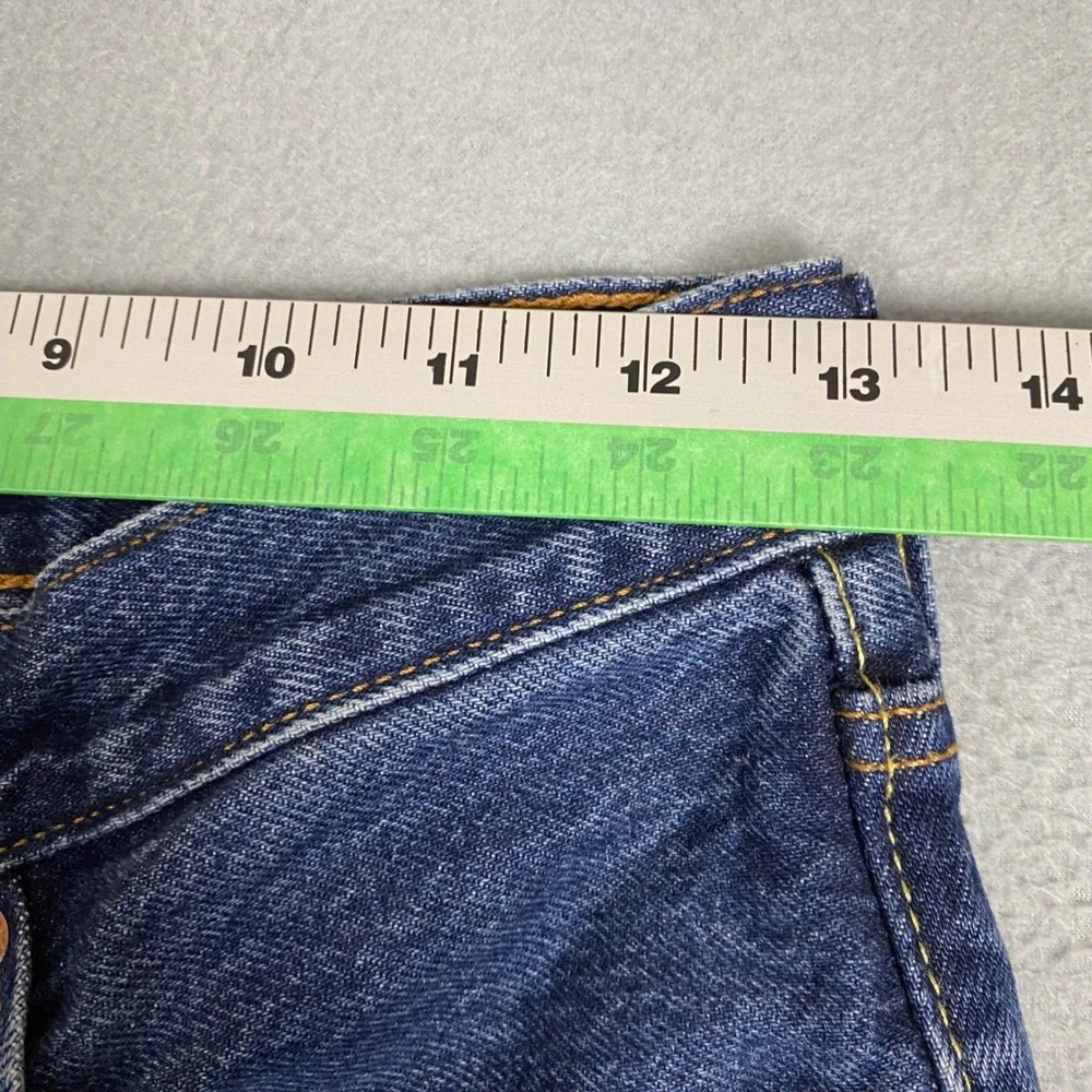 Levis 501 Original Straight Leg Button Fly Jeans Mens 26 Blue‎ Indigo